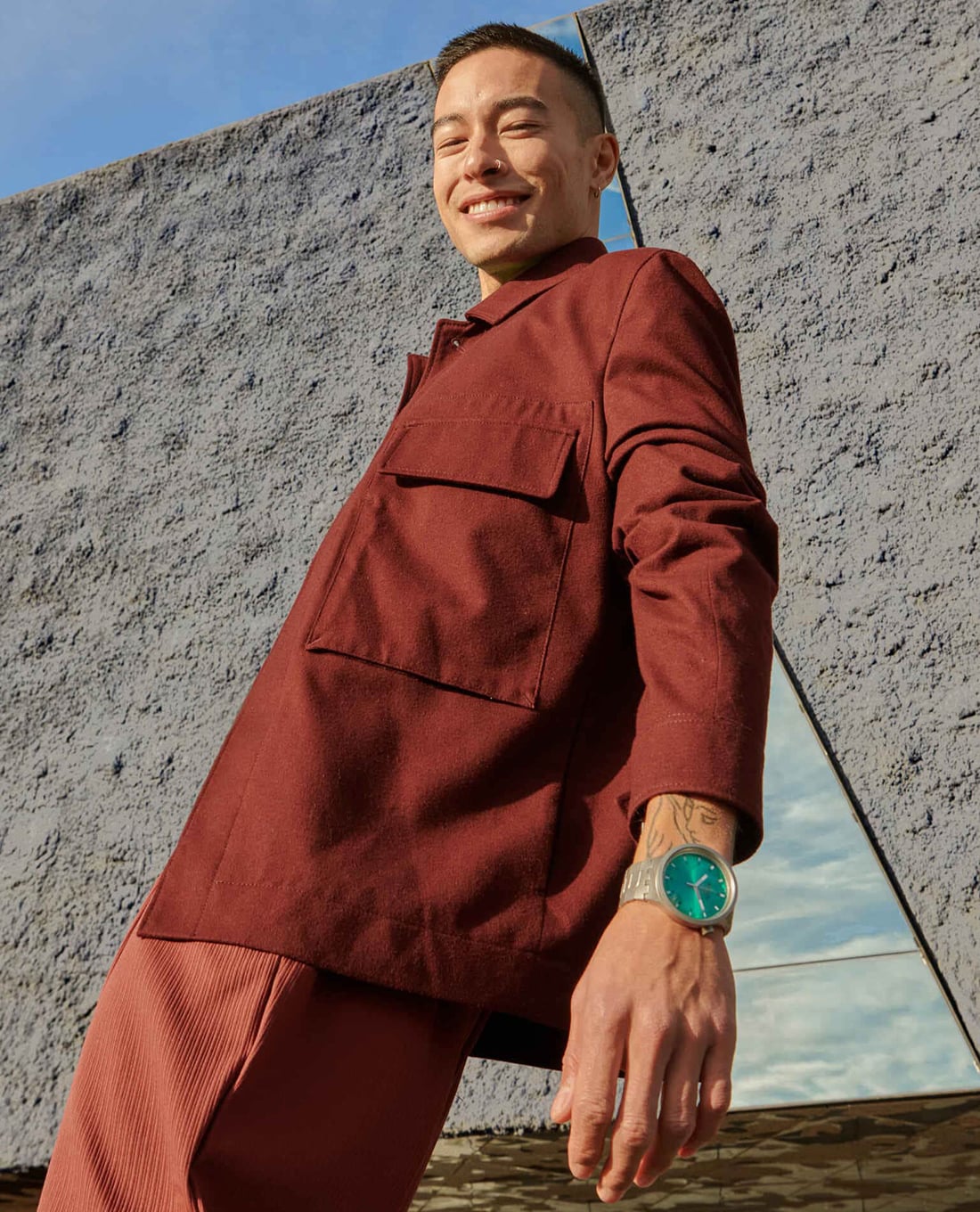 SWATCH - Đồng hồ unisex Aqua Shimmer 47mm