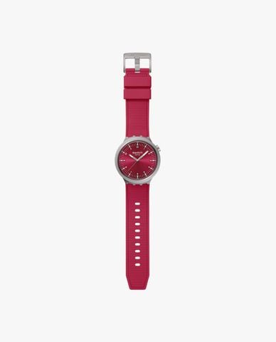  SWATCH - Đồng hồ unisex Scarlet Shimmer 47mm 