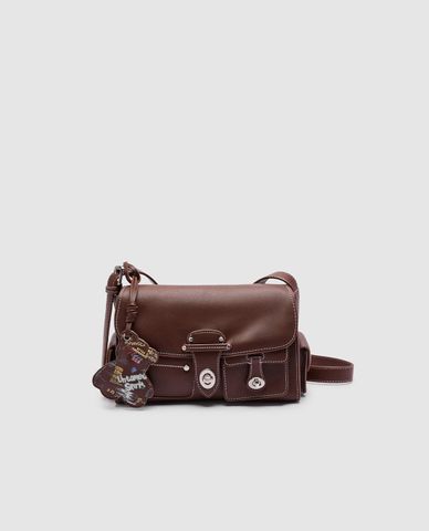  URBAN REVIVO - Túi đeo vai nữ phom chữ nhật phối charm 