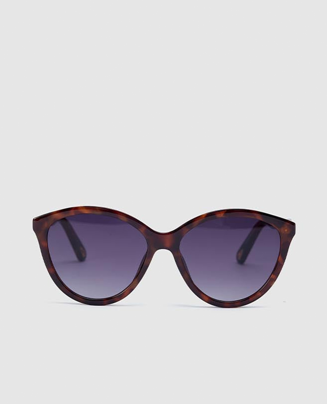 URBAN REVIVO - Kính mát nữ gọng mắt mèo phối họa tiết