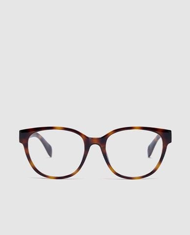  URBAN REVIVO - Kính mát nữ gọng vuông họa tiết tortoise 