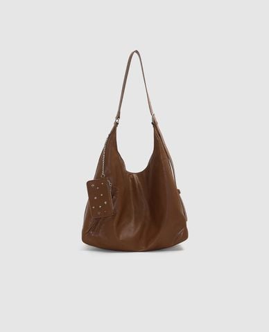  URBAN REVIVO - Túi đeo vai nữ kèm ví mini đính charm 