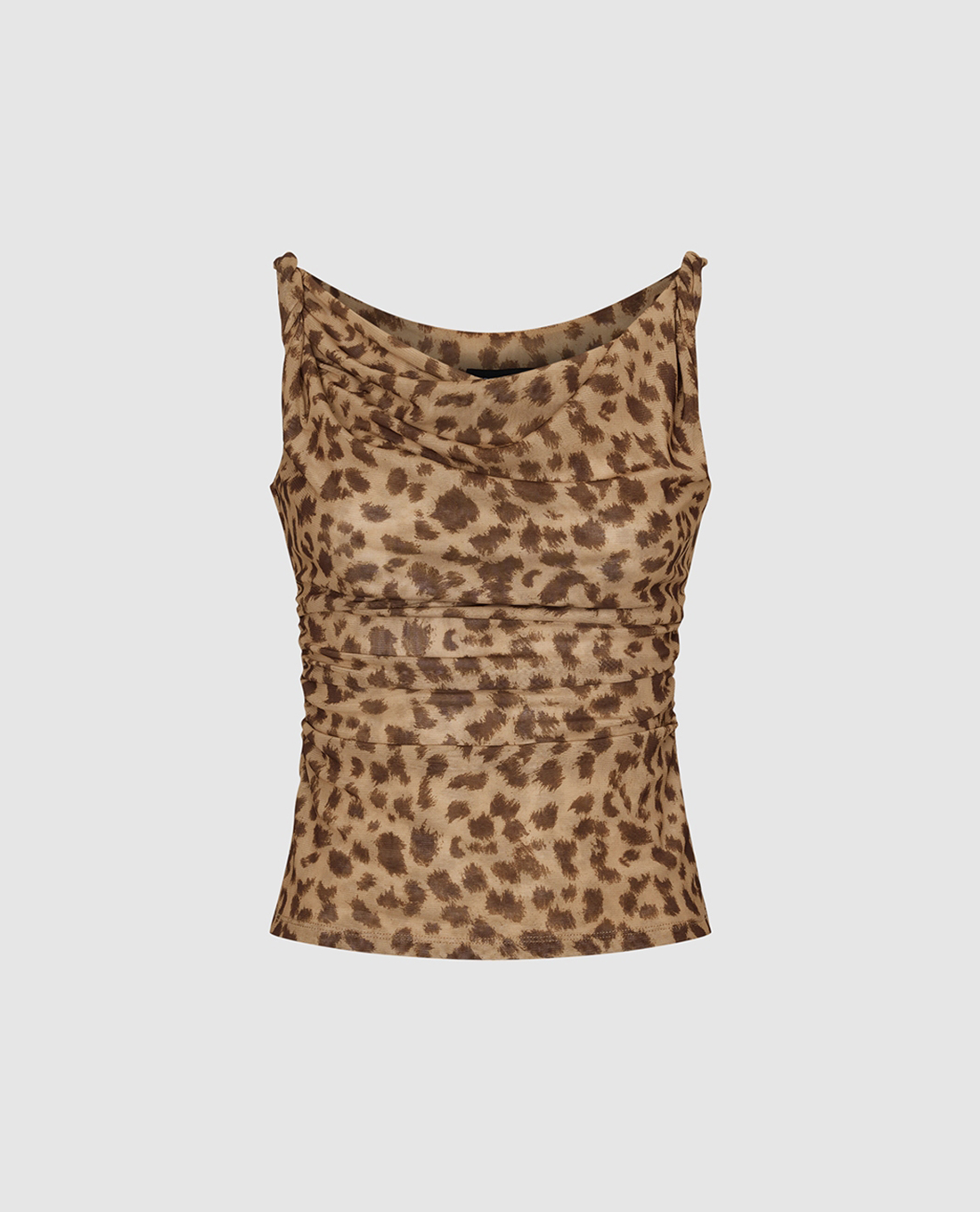 URBAN REVIVO - Áo sát nách nữ họa tiết da báo