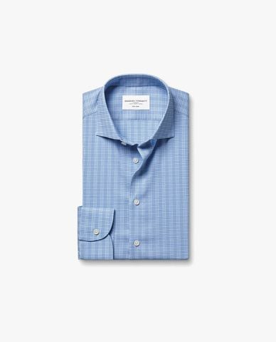  CHARLES TYRWHITT - Áo sơ mi nam cổ bẻ tay dài sọc caro 