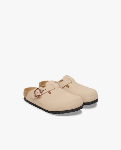  BIRKENSTOCK - Giày clog trẻ em Boston Flower Buckle 