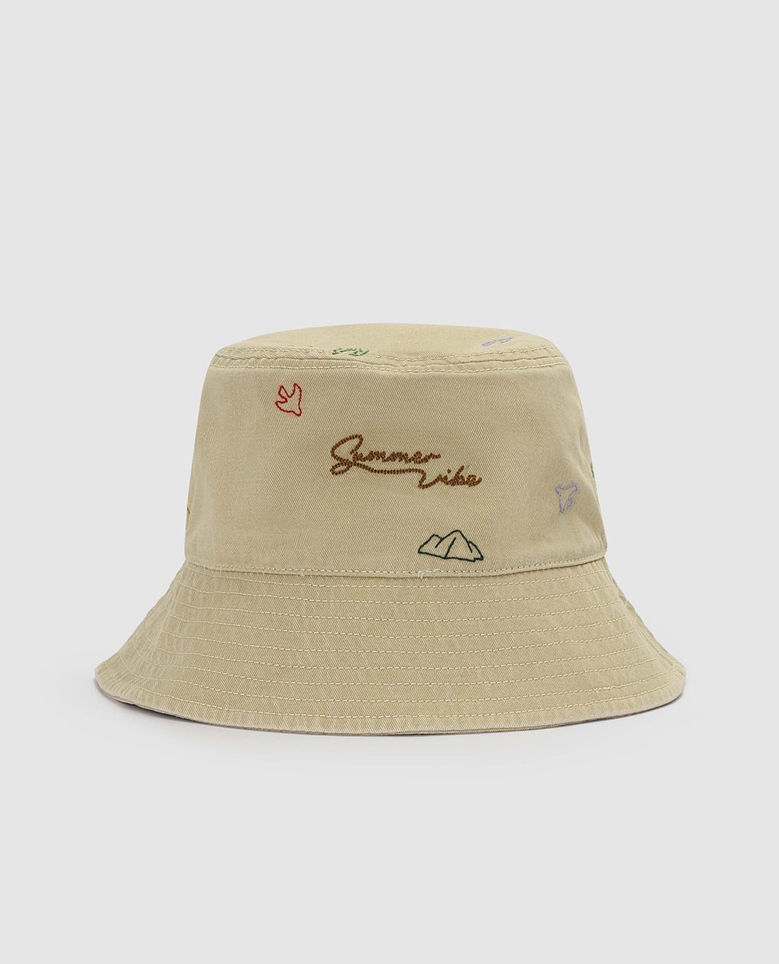 URBAN REVIVO - Nón bucket nữ thêu họa tiết