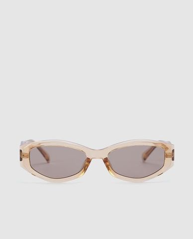  URBAN REVIVO - Kính mát nữ gọng mắt mèo bản dày 