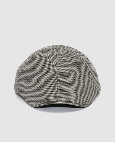  URBAN REVIVO - Nón beret nam họa tiết caro 
