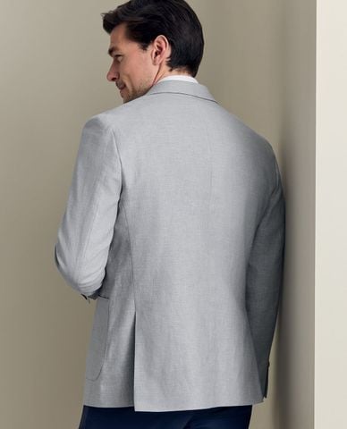  CHARLES TYRWHITT - Áo khoác blazer nam tay dài Linen Cotton 