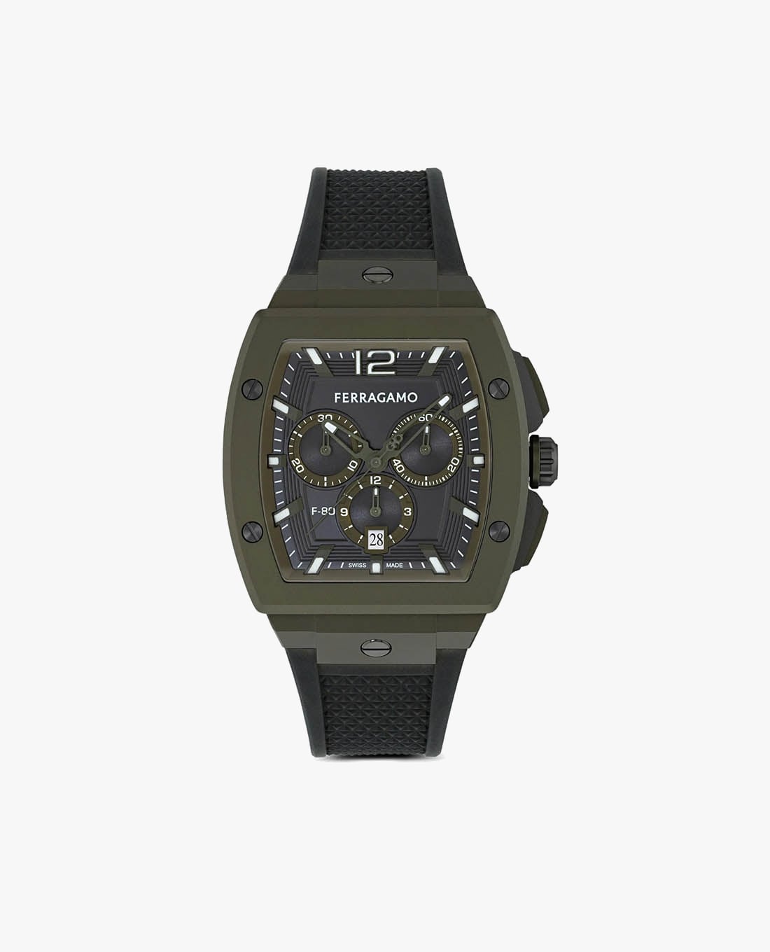 FERRAGAMO - Đồng hồ nam F 80 Tonneau Chrono 41.8mm