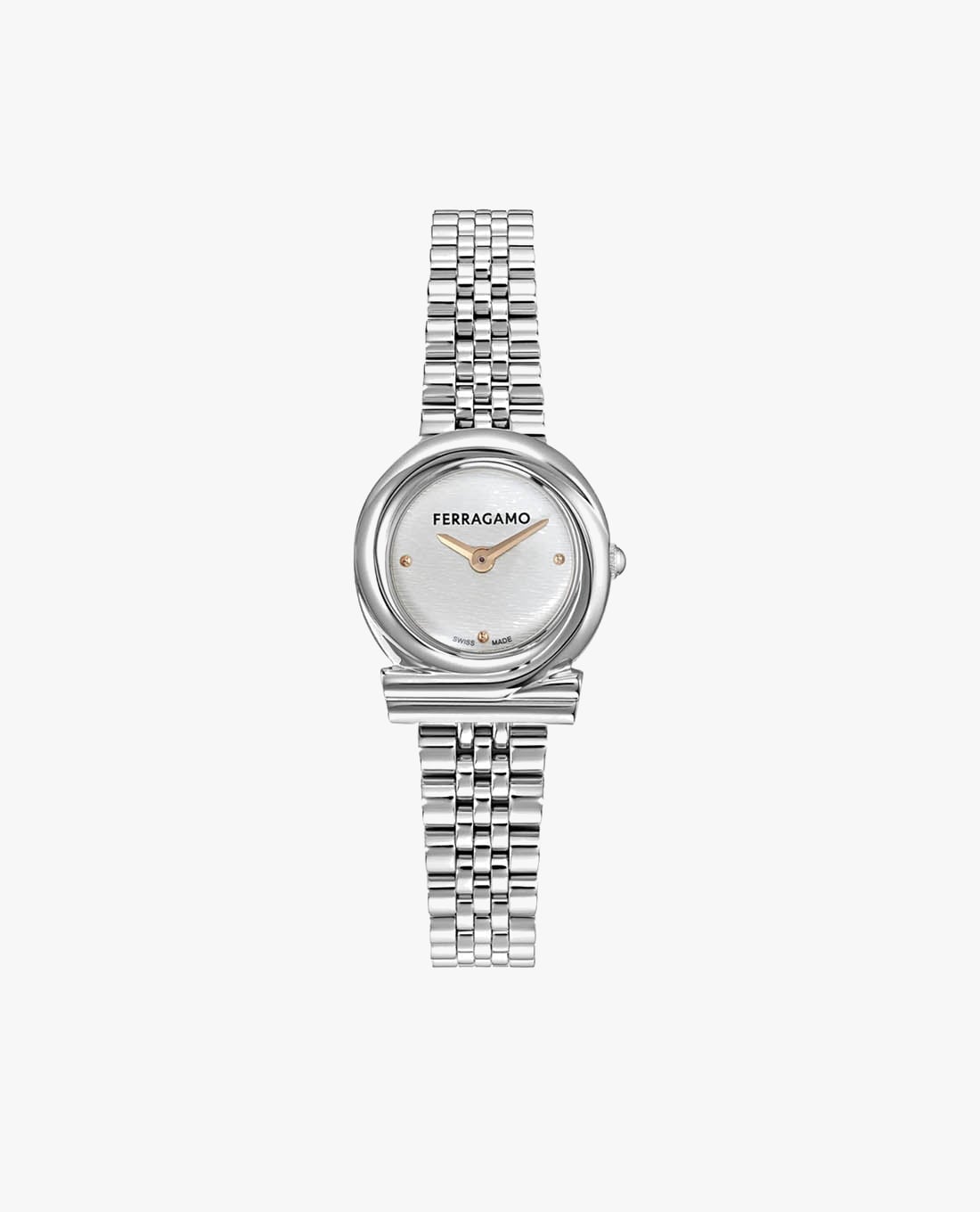 FERRAGAMO - Đồng hồ nữ Gancini Twisted 23mm