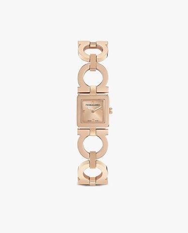  FERRAGAMO - Đồng hồ nữ Double Gancini New 19mm 