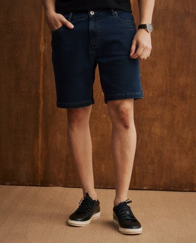  BEVERLY HILLS POLO CLUB - Quần short jeans nam thêu logo 