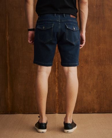  BEVERLY HILLS POLO CLUB - Quần short jeans nam thêu logo 