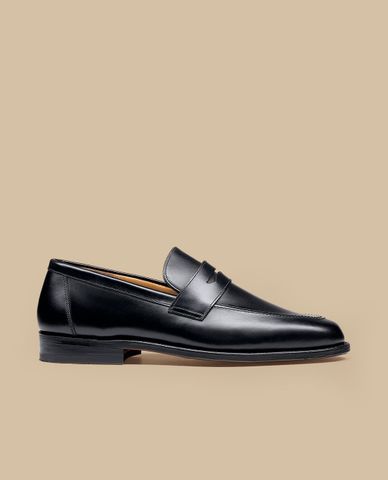  CHARLES TYRWHITT - Giày lười nam mũi tròn Leather Penny 
