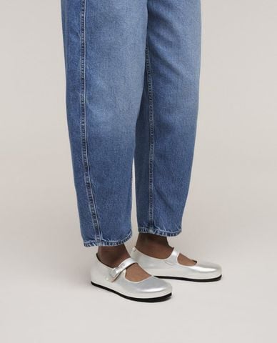  BIRKENSTOCK - Giày búp bê nữ đế bệt Santa Clarita 