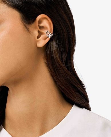  DIESEL - Khuyên tai unisex kẹp hình logo D 