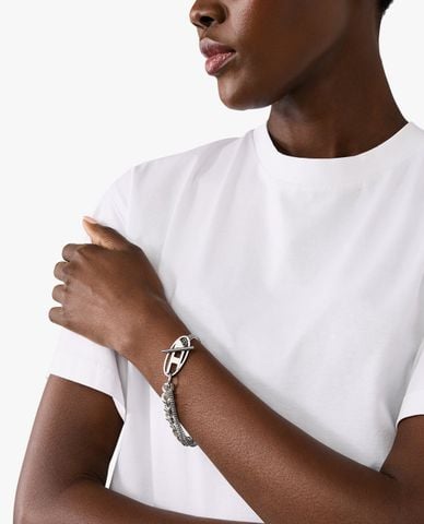  DIESEL - Vòng đeo tay unisex mắt xích layer 