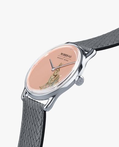  AUGUST BERG - Đồng hồ unisex Morris & Co Forest Hare Primrose 38mm 