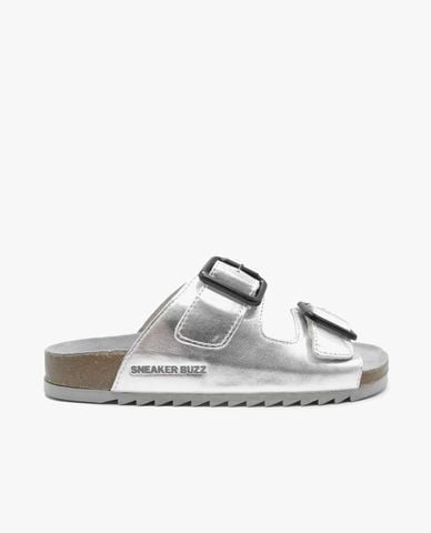  SNEAKERBUZZ - Dép unisex quai ngang phối logo 