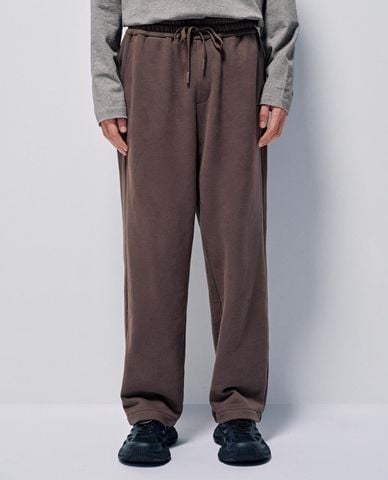  URBAN REVIVO - Quần nam ống đứng lưng thun phối dây rút 