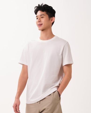  SKECHERS - Áo thun nam cổ tròn tay ngắn Lounge 