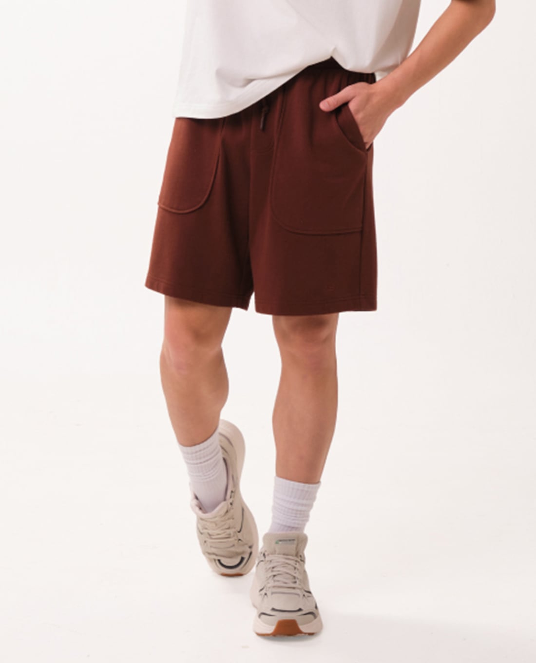 SKECHERS - Quần short thể thao nam Lounge