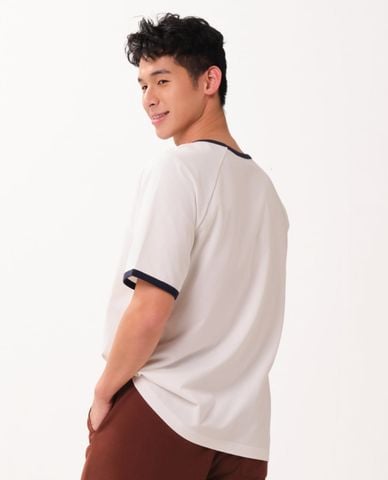  SKECHERS - Áo thun nam cổ tròn tay ngắn Iconic 
