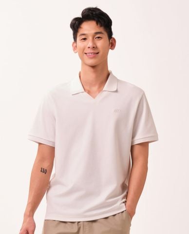  SKECHERS - Áo polo nam cổ V tay ngắn Iconic 