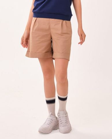  SKECHERS - Quần short nữ ống rộng Iconic 