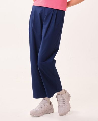  SKECHERS - Quần nữ ống rộng xếp ly Iconic 