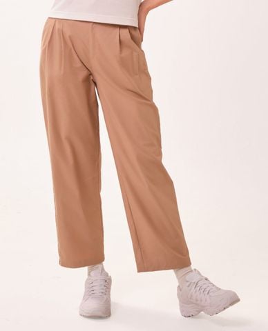  SKECHERS - Quần nữ ống rộng xếp ly Iconic 