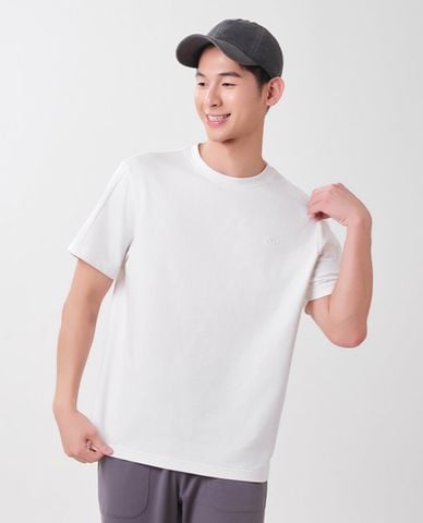  SKECHERS - Áo thun nam cổ tròn tay ngắn Lounge 