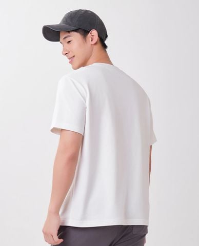  SKECHERS - Áo thun nam cổ tròn tay ngắn Lounge 