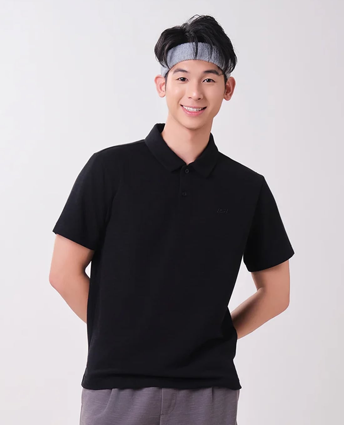 SKECHERS - Áo polo nam cổ bẻ tay ngắn Hoop Hype