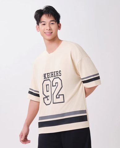  SKECHERS - Áo thun nam tay ngắn Hoop Hype Iconic 