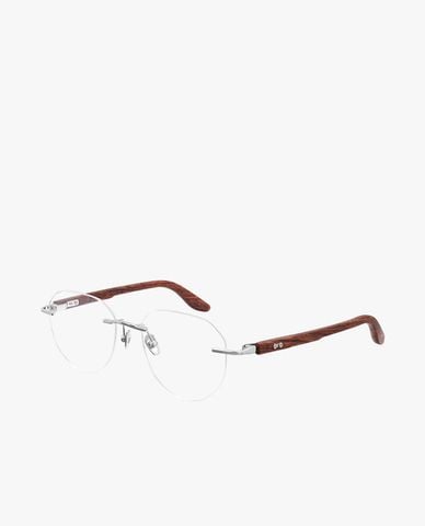  MUJOSH - Gọng kính đa giác unisex không viền 