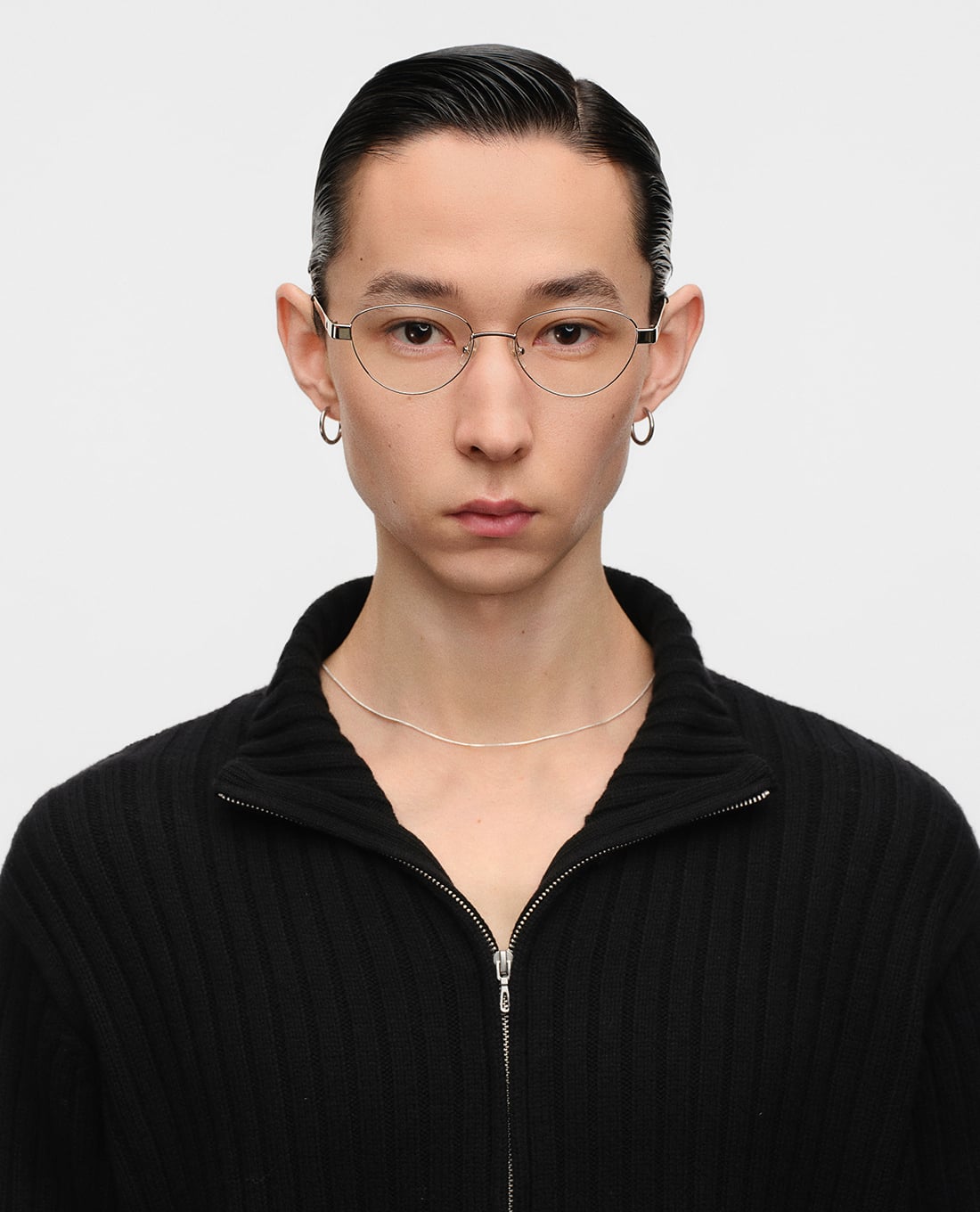 MUJOSH - Gọng kính mắt mèo unisex bản mảnh