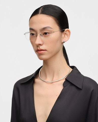  MUJOSH - Gọng kính đa giác unisex bản mảnh 