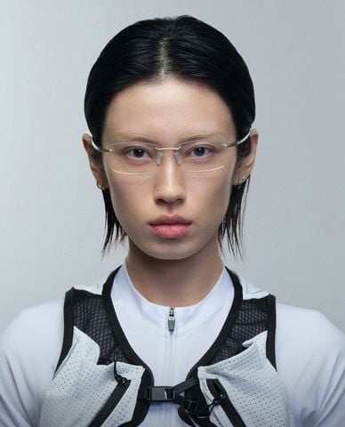  MUJOSH - Gọng kính chữ nhật unisex bản mảnh 