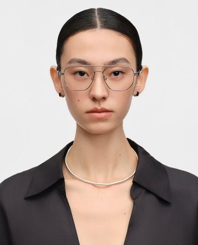  MUJOSH - Gọng kính đa giác unisex bản mảnh 