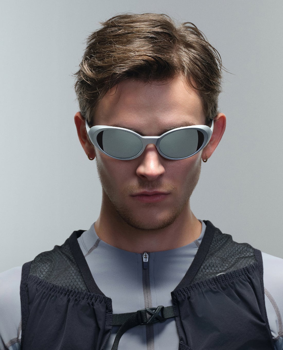 MUJOSH - Kính mát unisex gọng mắt mèo thời thượng