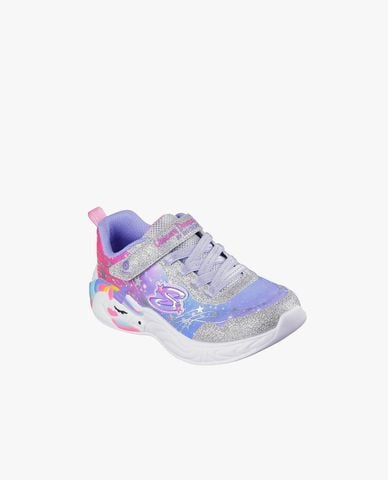  SKECHERS - Giày sneakers bé gái cổ thấp Unicorn Dreams Wishful Magic 