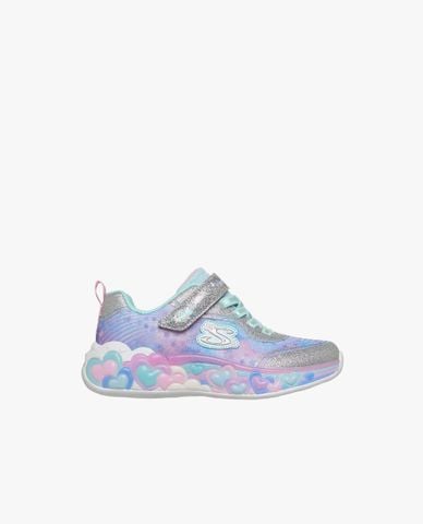  SKECHERS - Giày sneakers bé gái cổ thấp Eternal Heart Lights 