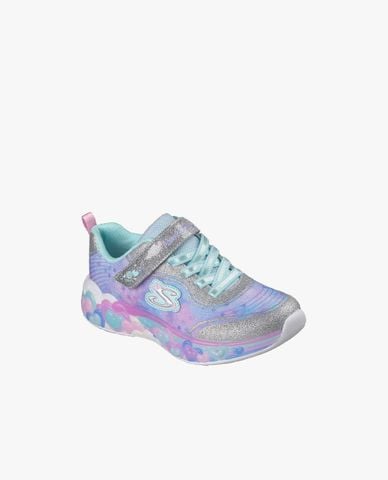  SKECHERS - Giày sneakers bé gái cổ thấp Eternal Heart Lights 