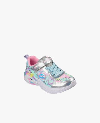  SKECHERS - Giày sneakers bé gái S Lights Unicorn Dreams 