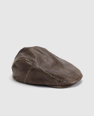  URBAN REVIVO - Nón beret nữ đính đinh tán cổ điển 