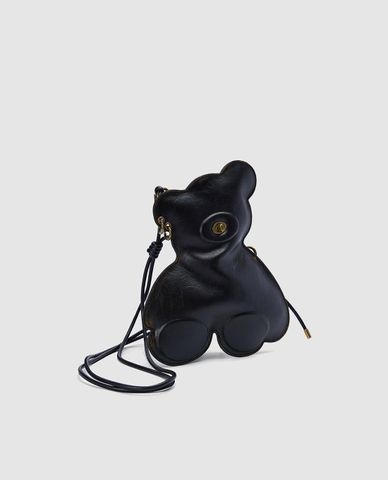  URBAN REVIVO - Túi đeo chéo nữ hình gấu độc đáo 