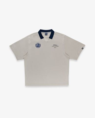  FILA - Áo polo unisex cổ bẻ tay ngắn Heritage 