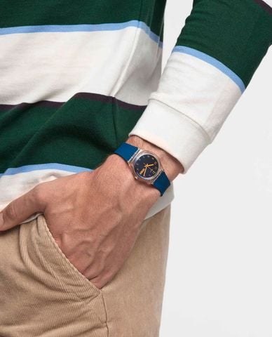  SWATCH - Đồng hồ unisex Blue Away 34mm 